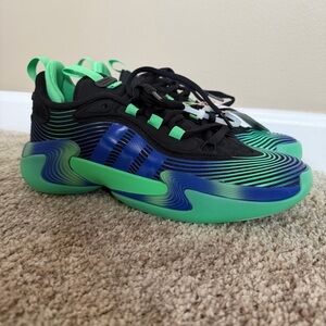 adidas Exhibit Select 2.0 Pro Basketball Womens Black, Green Sneakers Athletic